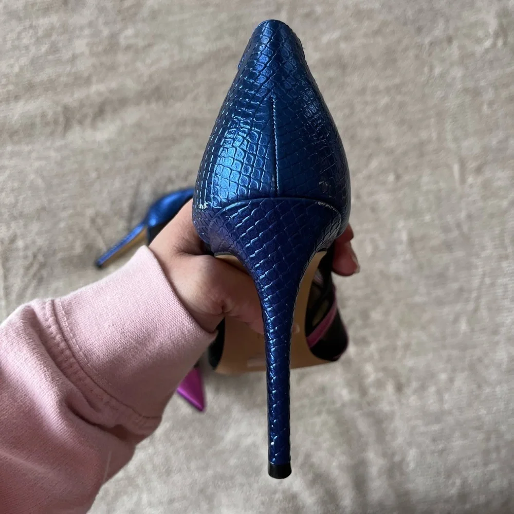 Guess GWCIERA Purple and Blue Heels - Size 8.5 - Picture 6 of 6
